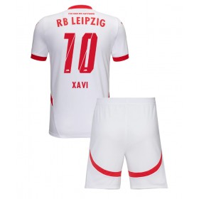 RB Leipzig Xavi Simons #10 Hemmakläder Barn 2024-25 Kortärmad (+ Korta byxor)